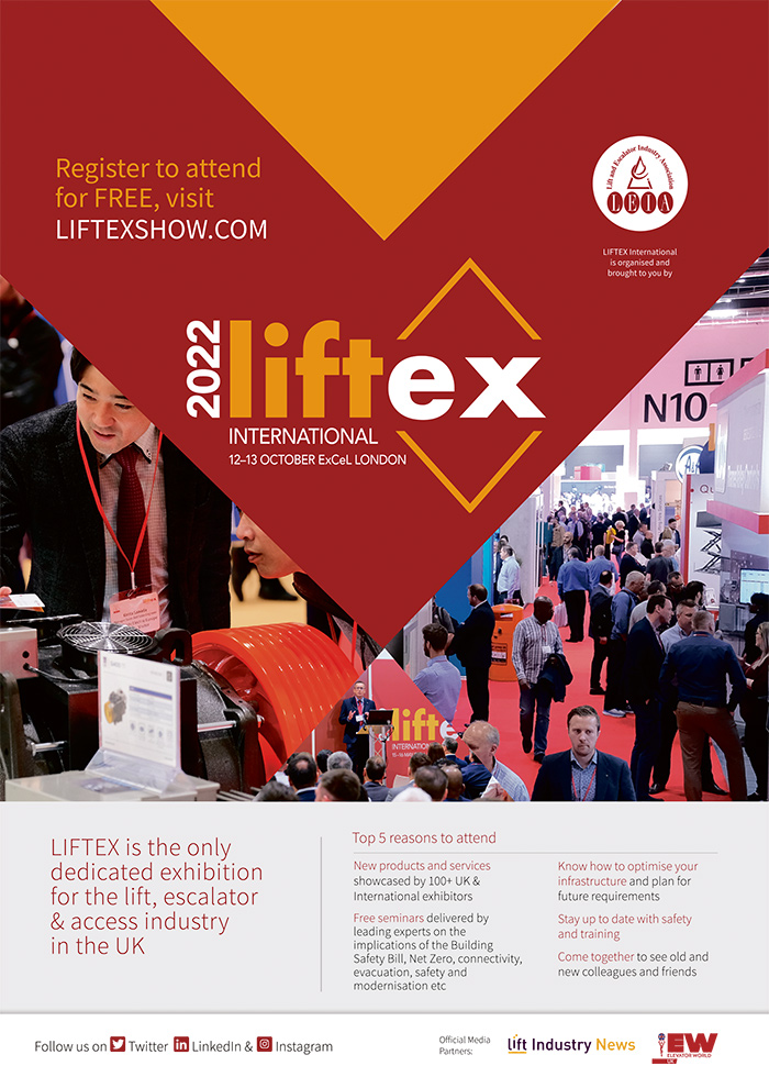 LiftEx 2022 - register to attend for FREE, visit www.liftexshow.com
