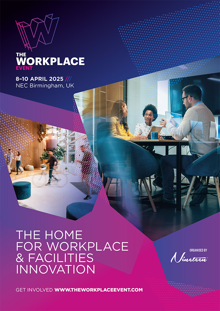 The Workplace Event - 8-10 April 2025, NEC Birmingham. The home for workplace and facilities innovation.