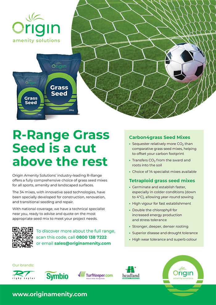 Origin Amenity Solutions - R-Range Grass Seed is a cut above the rest