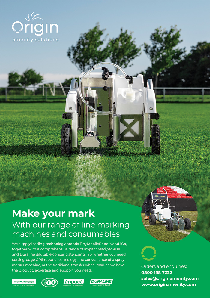 Origin Amenity Solutions - make your mark with our range of line marking machines and consumables
