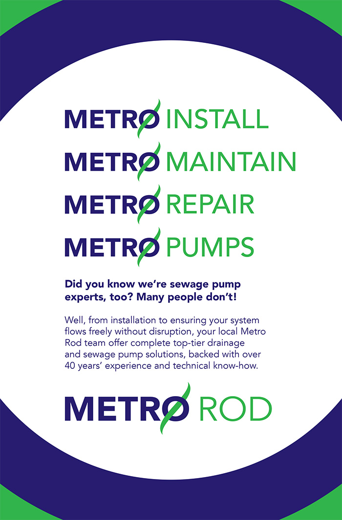 Metro Rod install, maintain and repair pumps