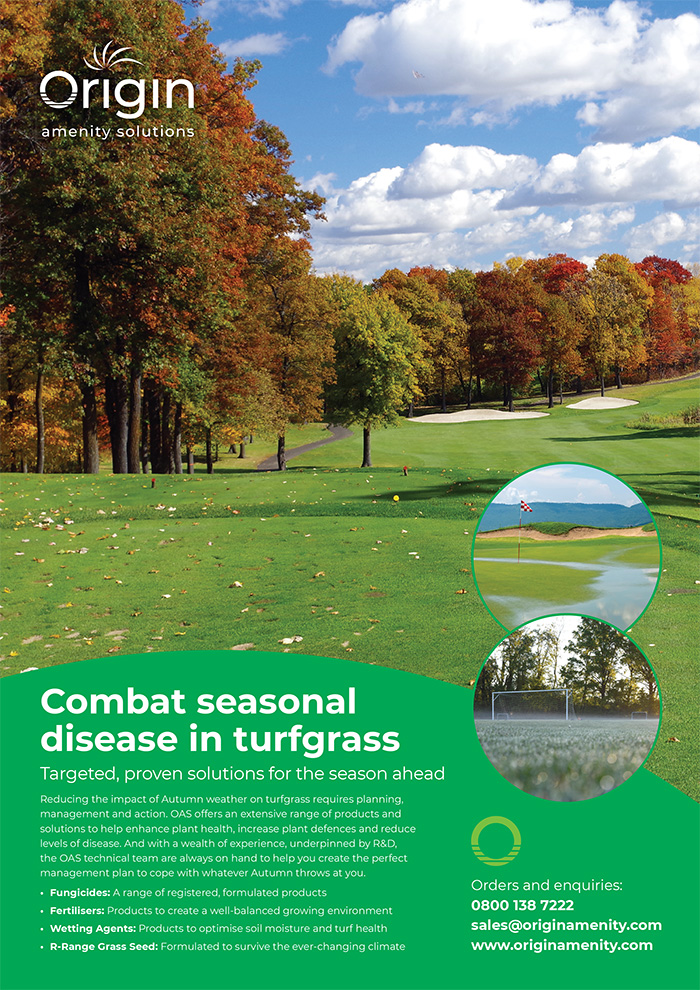 Origin Amenity Solutions - combat season disease in turfgrass