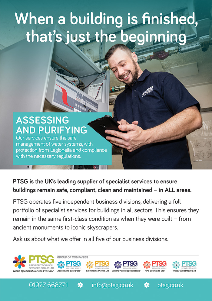 PTSG is the UK's leading supplier of specialist services to ensure buildings remain safe, compliant, clean and maintained - in ALL areas.