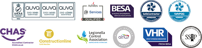 Swiftclean's many accreditations