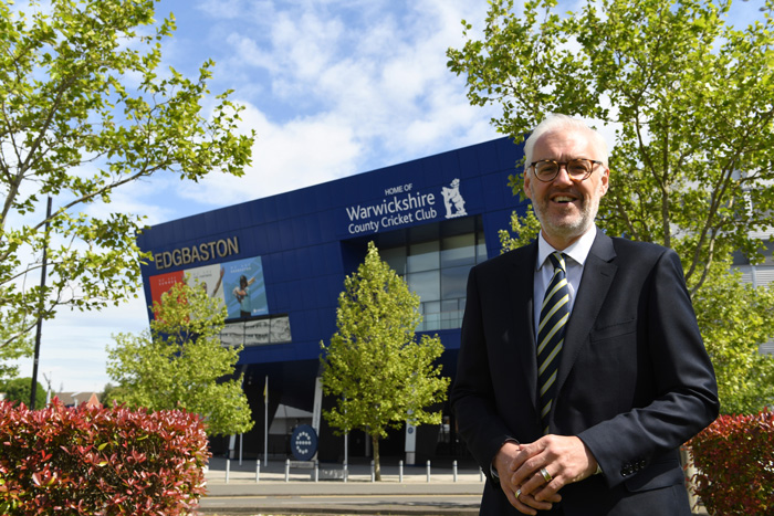 Stuart Cain as new Chief Executive Officer to Warwickshire County Cricket Club