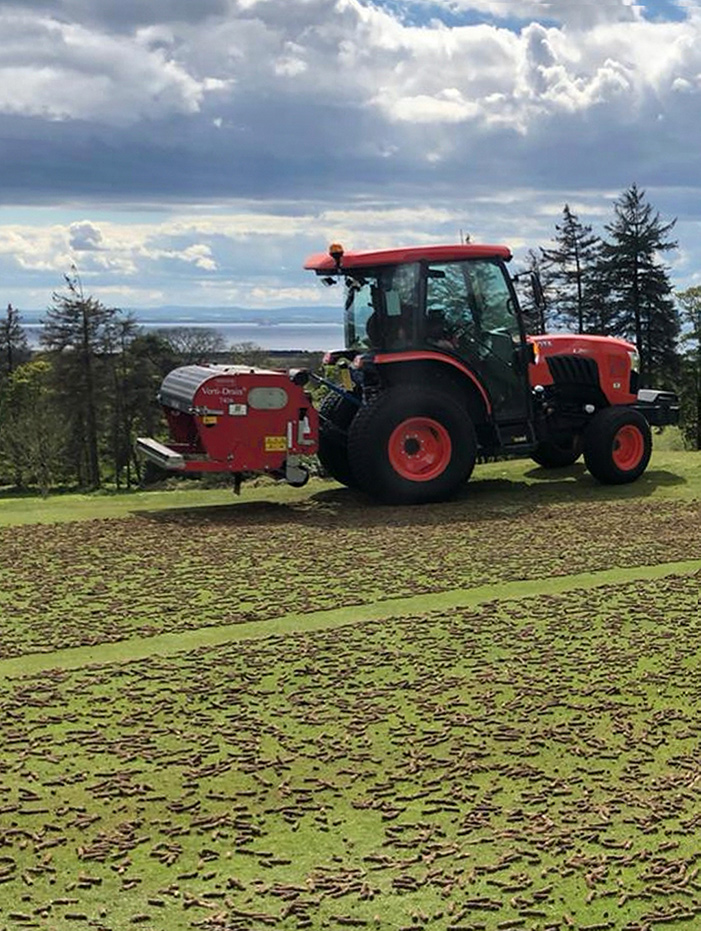 Always The Right Tine For A Verti-Drain® At Charleton Golf Club