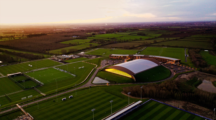 Leicester City's new Seagrave Training Ground aerial shot