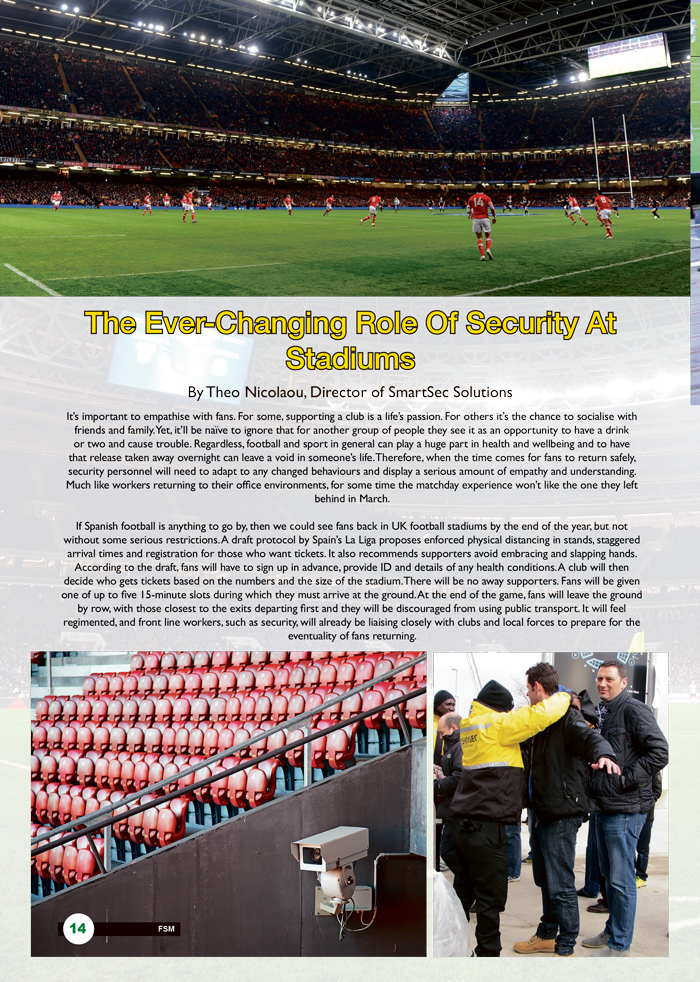 The Ever-Changing Role Of Security At Football Stadiums page 1