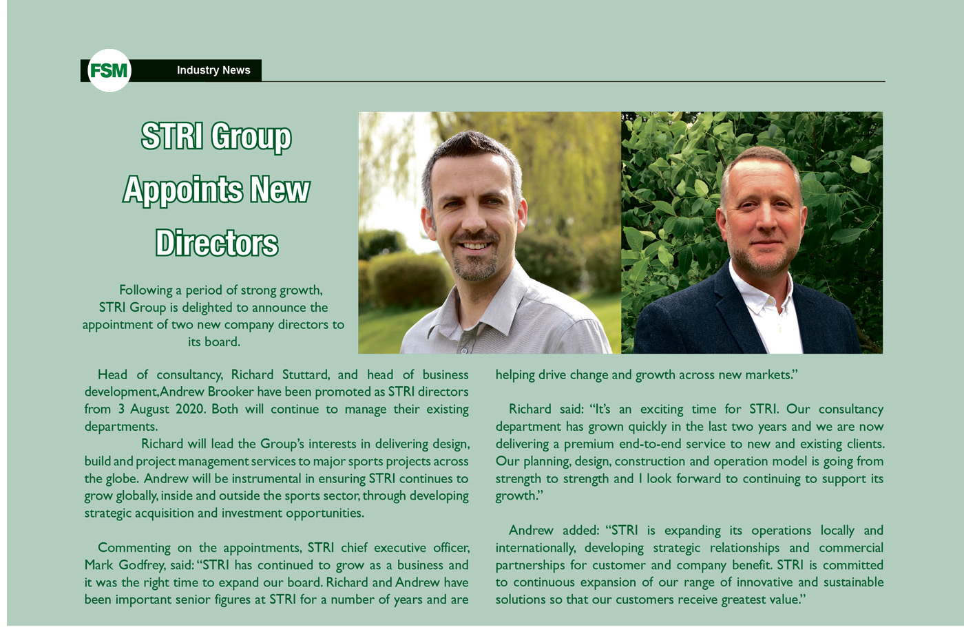 STRI Group Appoints New Directors