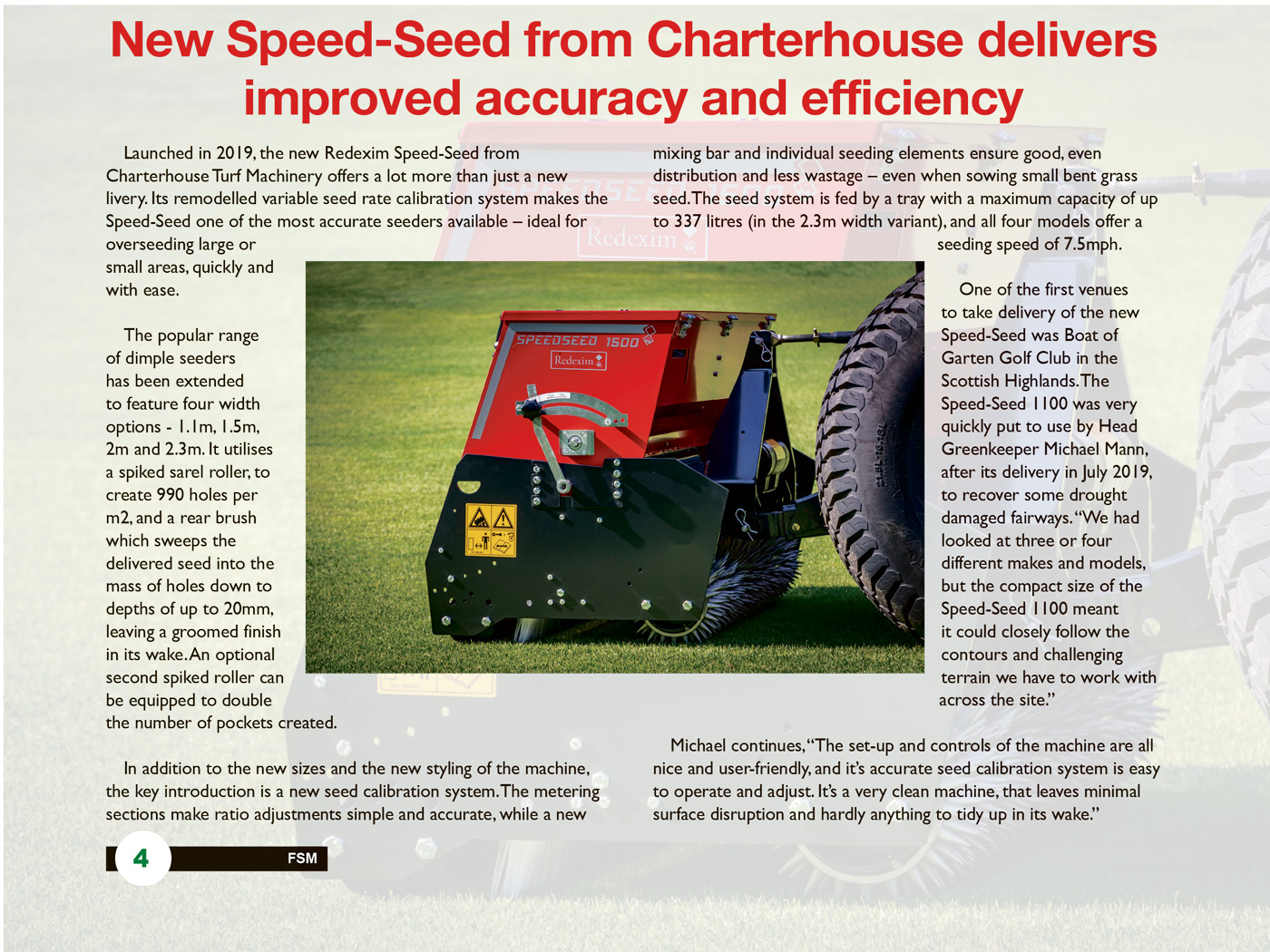 New Speed-Seed From Charterhouse Delivers Improved Accuracy And Efficiency
