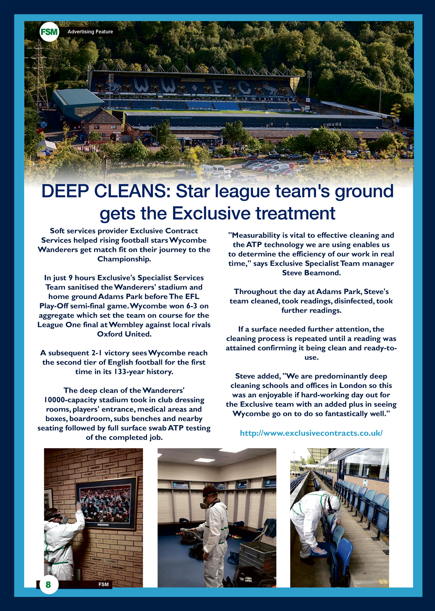 DEEP CLEANS: Star League Team's Ground Gets The Exclusive Treatment