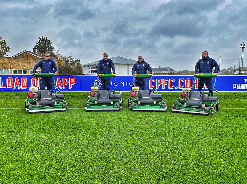 Crystal Palace FC puts their trust in the Dennis PRO 34R rotary mower.