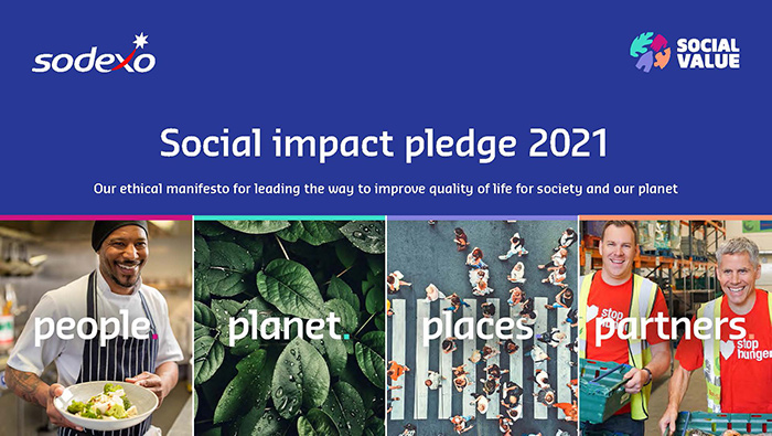 Sodexo Social Impact Pledge 2021