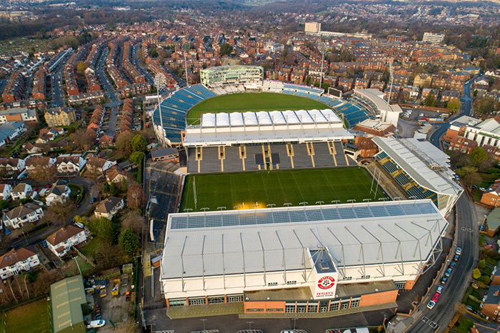The Emerald Headingley Stadium complex, home to Leeds Rhinos and Yorkshire County Cricket Club