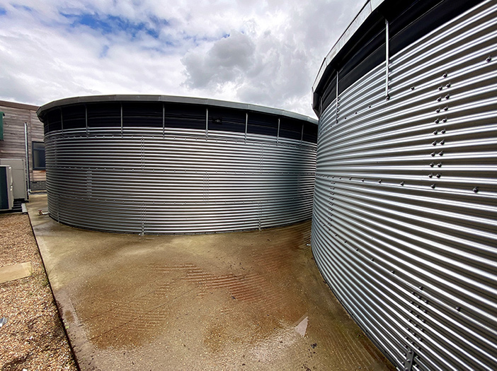 Even Products irrigation tanks at Spurs