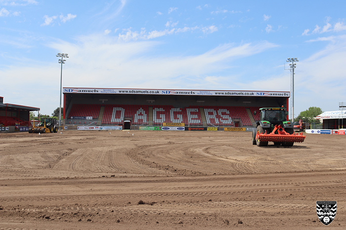 Work on Daggers new pitch