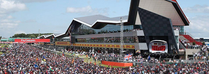 Full crowd at Silverstone