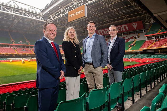 A line up of executives at WRU and Seat Unique