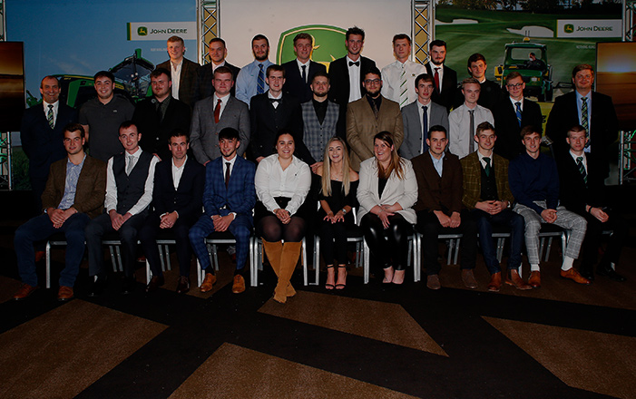 A group shot of the graduate apprentices