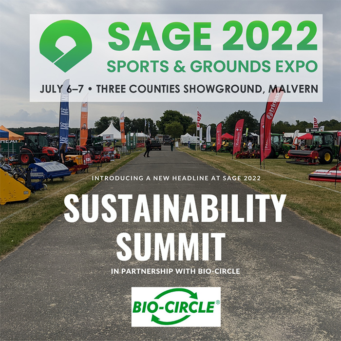 SAGE Partners With Bio-Circle And Confirms It Will Host A Special Environmental/Sustainability Solutions Expo For Groundcare