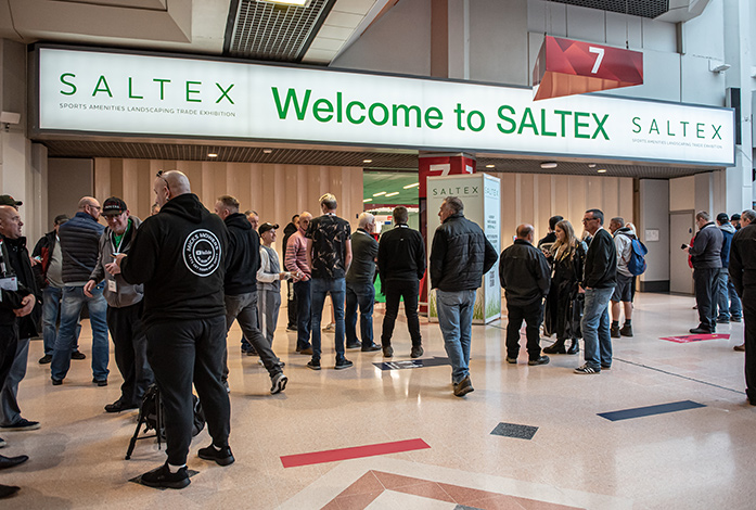 The entrance to SALTEX