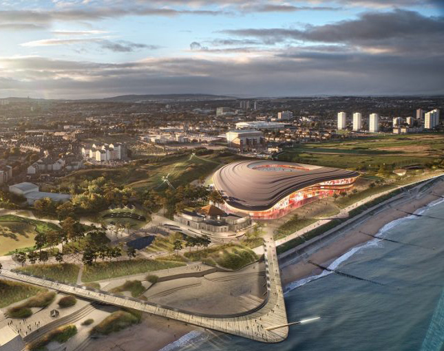 Proposed Aberdeen beachfront stadium complex