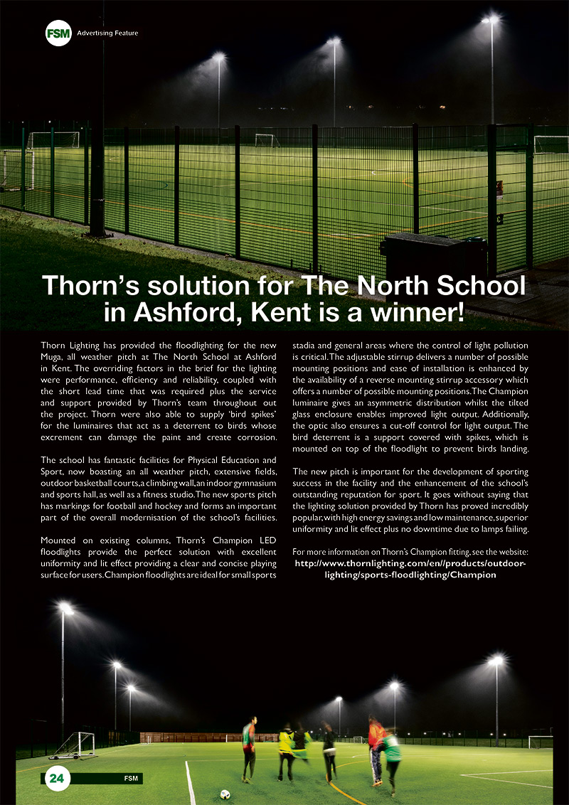 Thorn’s Solution For The North School In Ashford, Kent Is A Winner!
