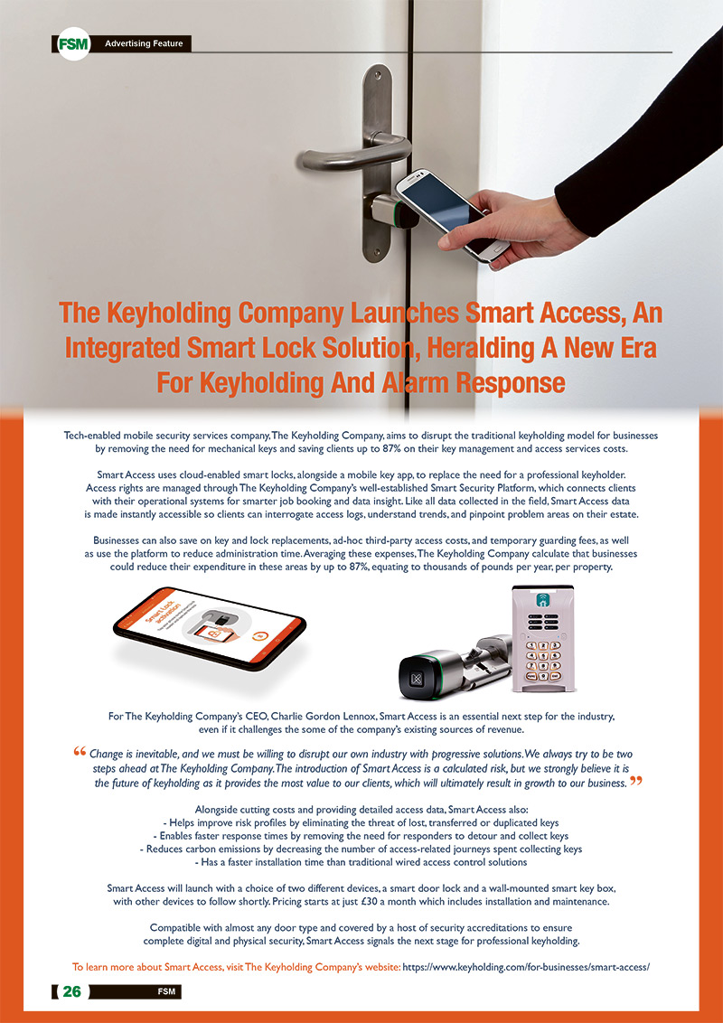 Introducing The Next Generation Of Keyholding