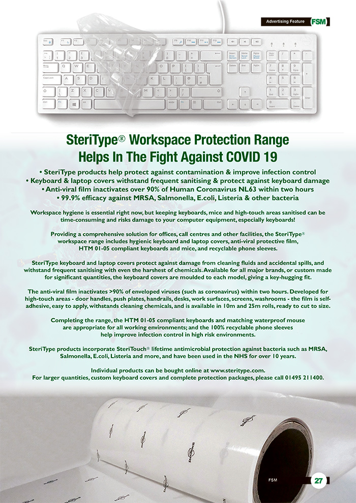 SteriType® Workspace Protection Range Helps In The Fight Against COVID‑19
