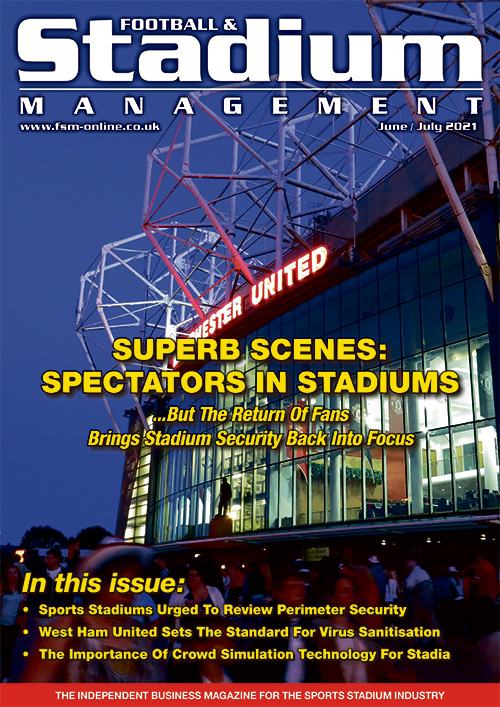 Football & Stadium Management (FSM) June / July 2021 front cover
