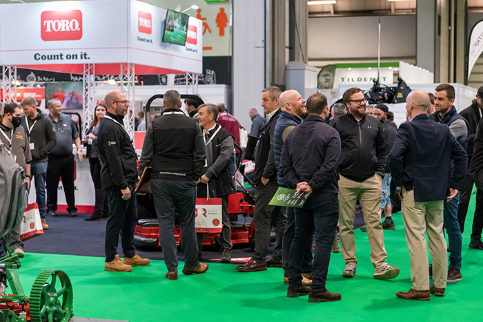 A crowd of people at SALTEX 2021