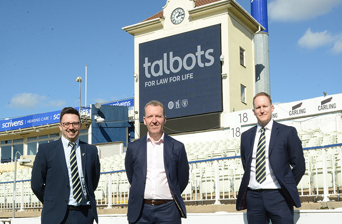Executives from Warwickshire CCC and Talbots Law