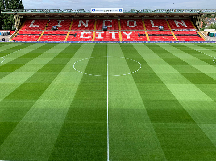 Lincoln City football pitch