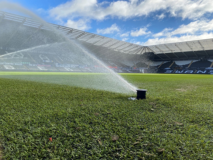The Hunter I-80 irrigation at Swansea City FC