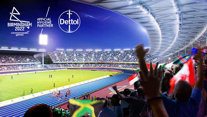 Dettol and Birmingham 2022 Commonwealth Games partnership