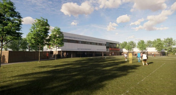 Artists impression of what the building will look like.