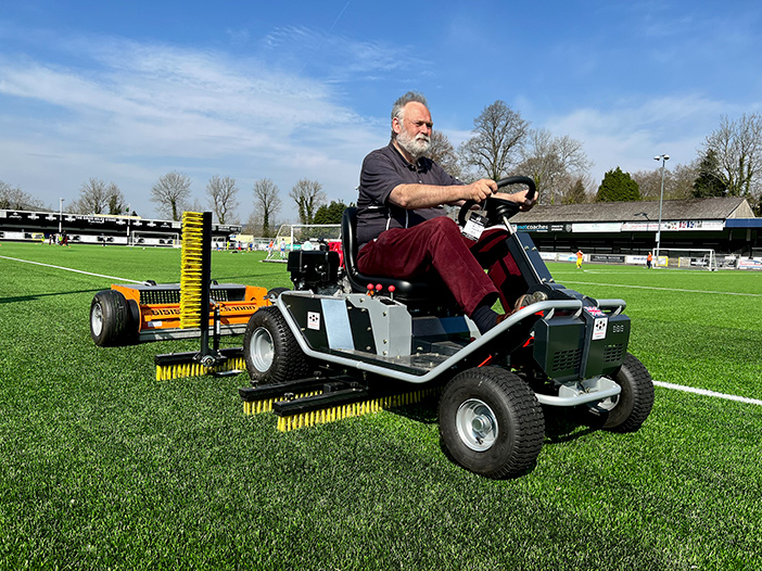 A range of SISIS synthetic turf maintenance equipment is helping to keep the ‘Wembley of South Wales’ in excellent condition.
