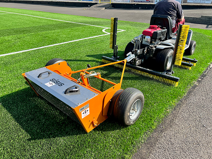 A range of SISIS synthetic turf maintenance equipment is helping to keep the ‘Wembley of South Wales’ in excellent condition.