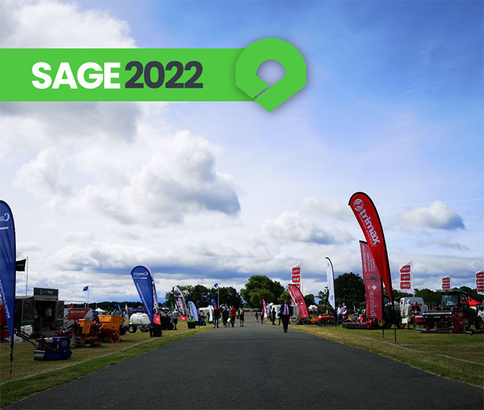 The entrance to SAGE 2022