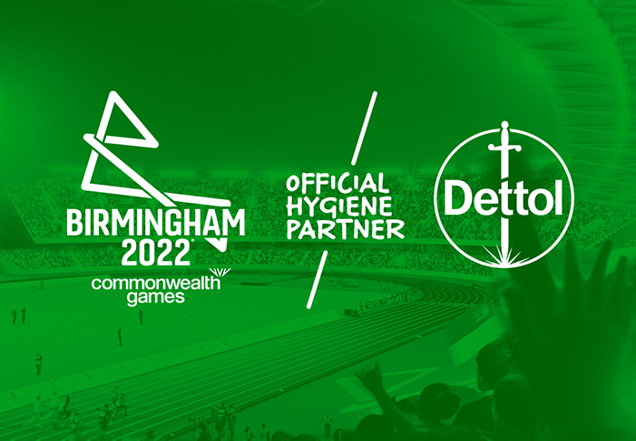 Dettol is the Official Hygiene Partner for the Birmingham 2022 Commonwealth Games