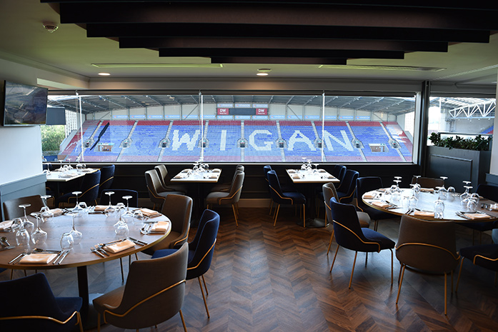 catering and hospitality at the DW Stadium