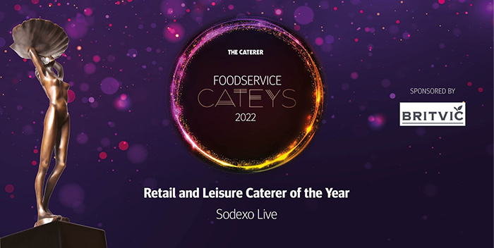 Foodservices Cateys 2022 - Retail And Leisure Caterer Of The Year - Sodexo Live
