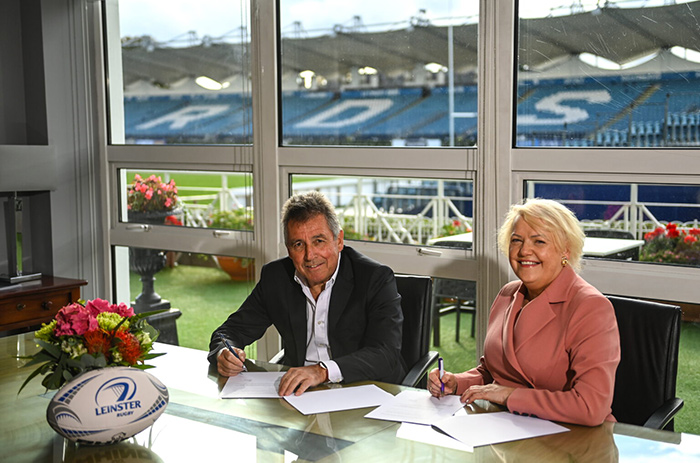 Leinster Rugby CEO, Mick Dawson and RDS CEO, Geraldine Ruane