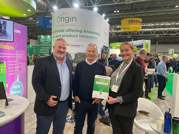 The Origin Amenity Solutions (OAS) team: Andy Russell, Geoff Webb and Laura Stephenson