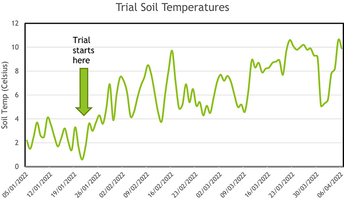 Trial Soil Temperatures