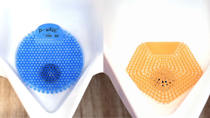 P-Wave's P-Wave 360, and the budget-friendly WCBasix urinal screens
