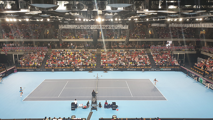 Fed Cup CBA at the Copperbox Arena