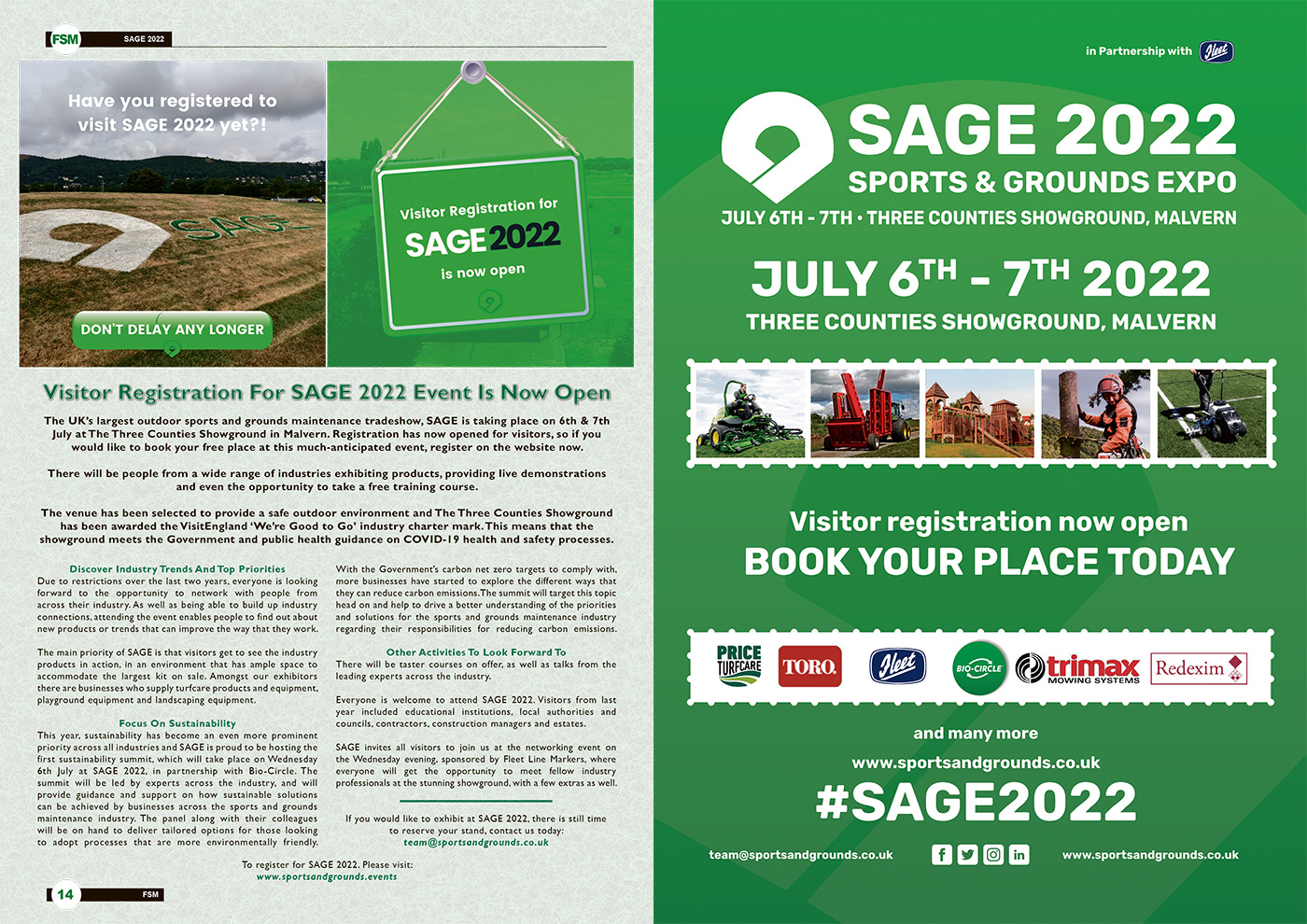 SAGE Expo 2022 is up!