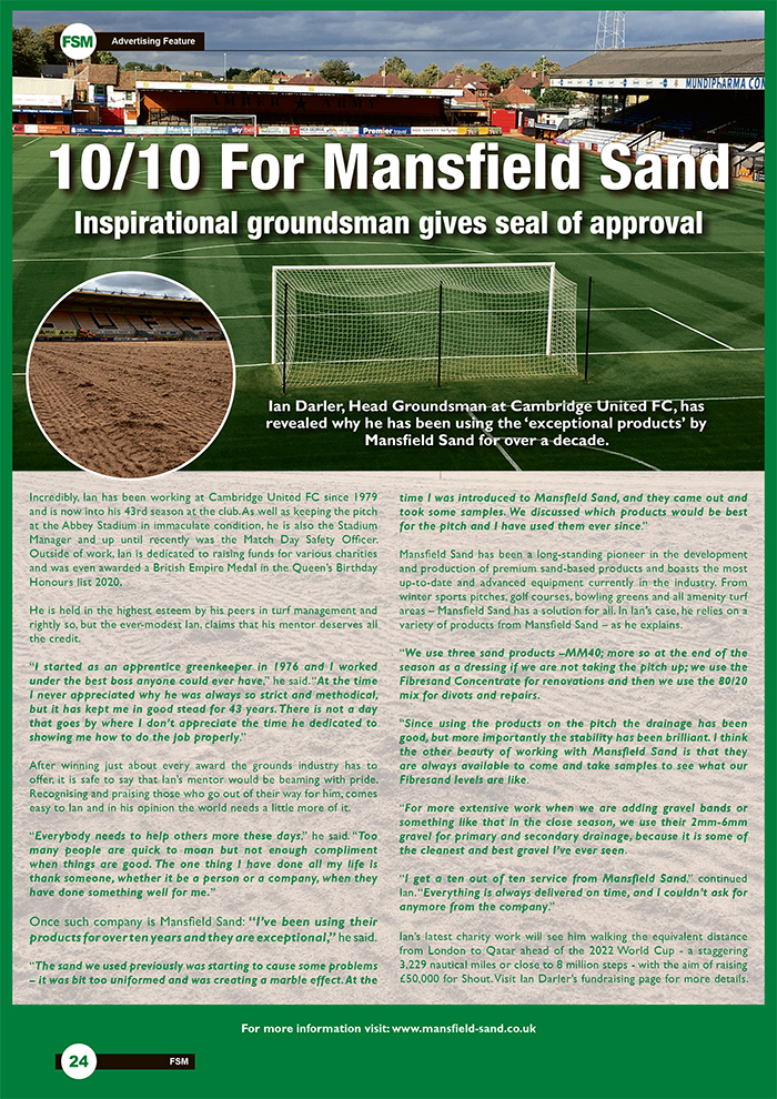 10/10 For Mansfield Sand