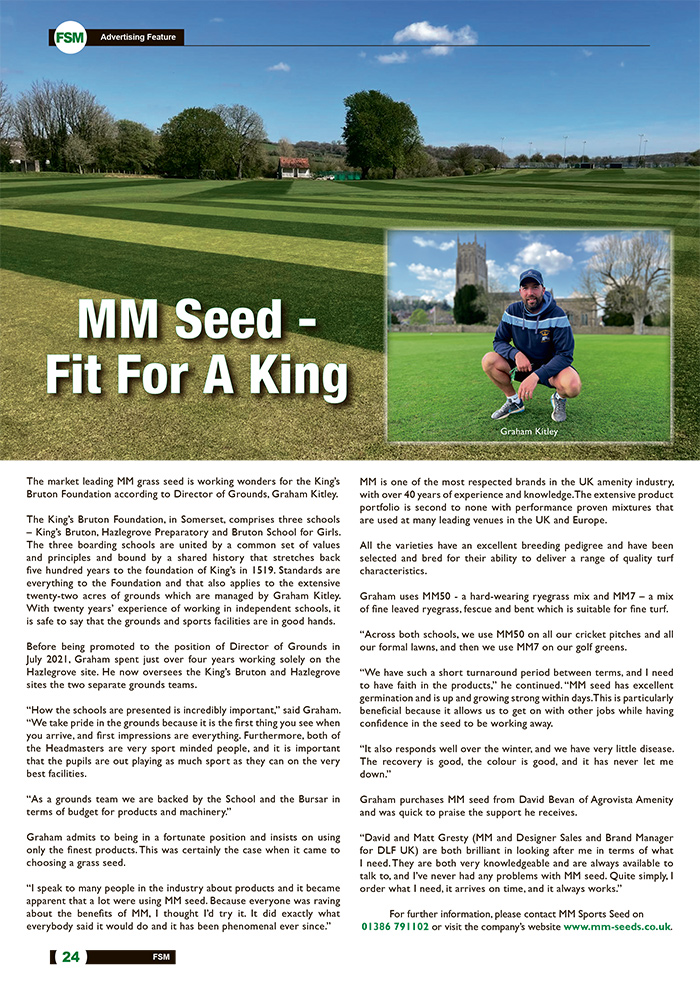 MM Seed - Fit For A King